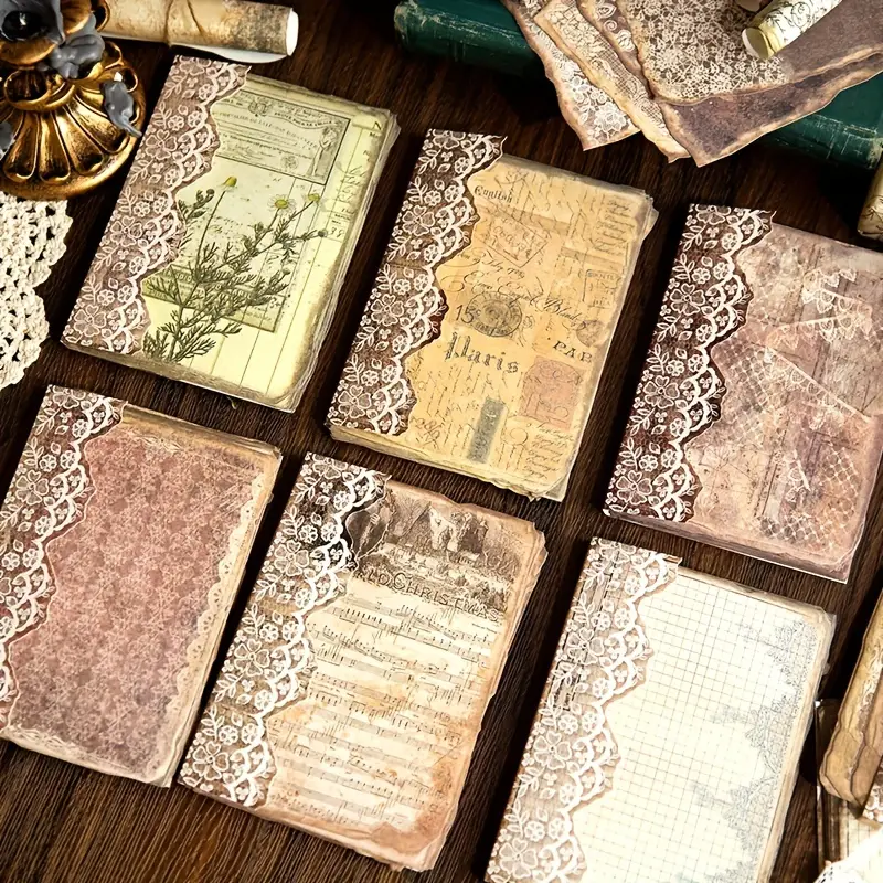Vintage Scrapbook Paper Perfect Crafting Journaling - Temu United