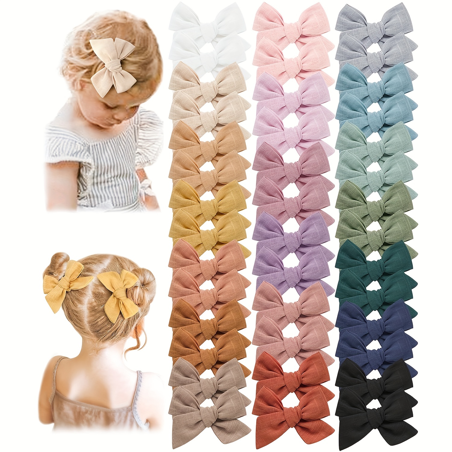 2 unids arco horquilla fiesta accesorios para el pelo pinzas de pelo bebé  lazos para el pelo pinzas con lazos niñas lazo para el pelo niña lazos de