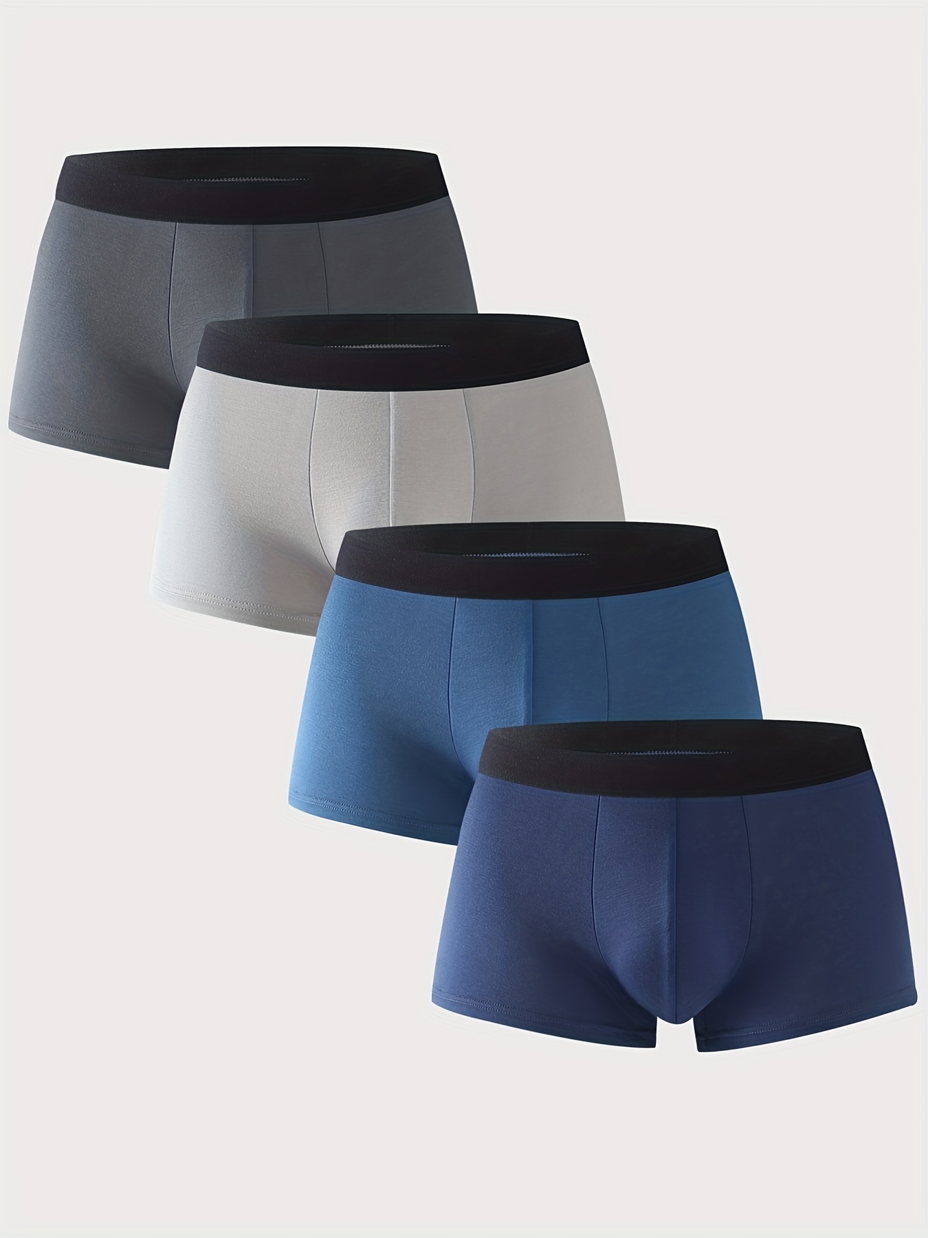 Pack Boxer Shorts Men Underwear Breathable Male Underpants - Temu Canada