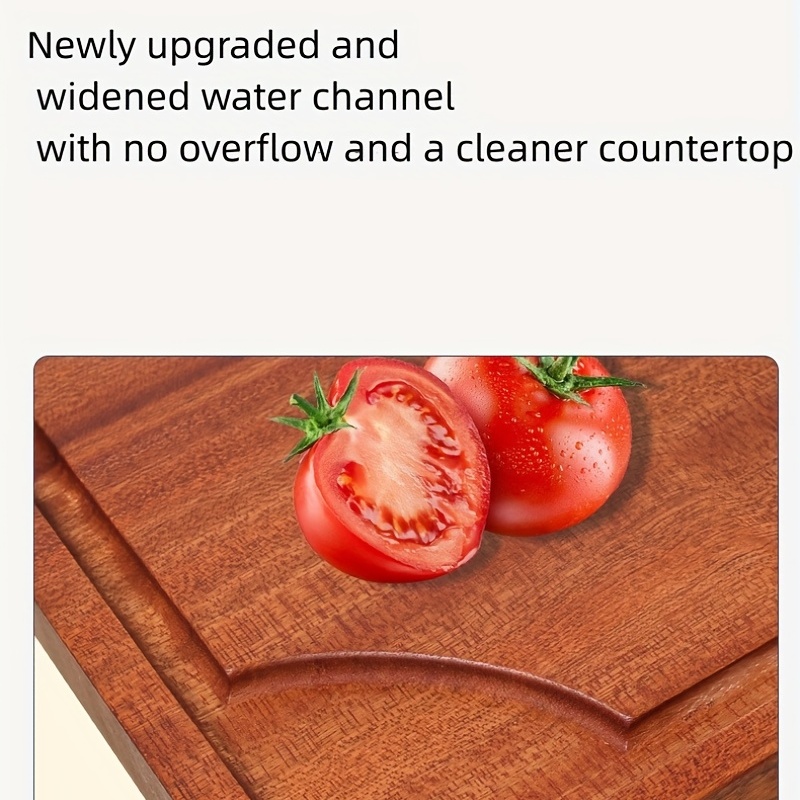 Retro Ebony Wood Chopping Board Household Solid Wood - Temu