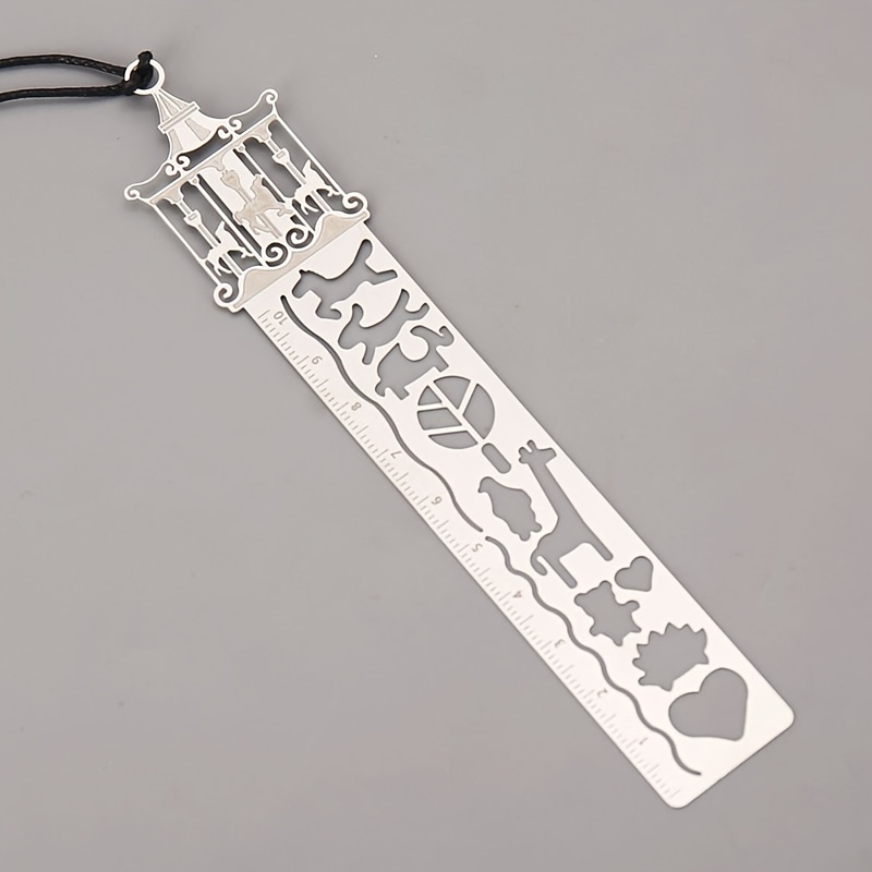 Metal Stencil Ruler Bookmark