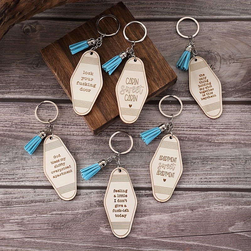 Plastic Key Tag Vintage Hotel Keychain Retro - Temu