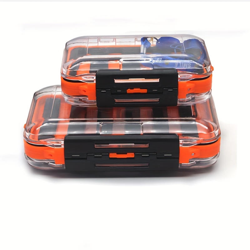 Waterproof Fly Fishing Box Slim Fishing Storage Fishing Tackle Case Multi  Magnetic Compartments Tackle Boxes 7.36X4.02X0.63