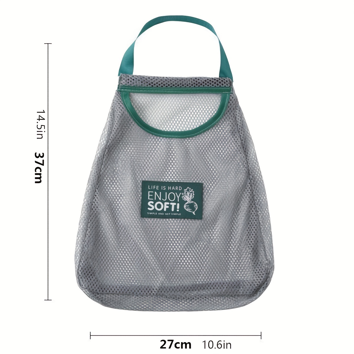 Large Plastic Bag Holder Kitchen Mesh Storage Organizer For - Temu