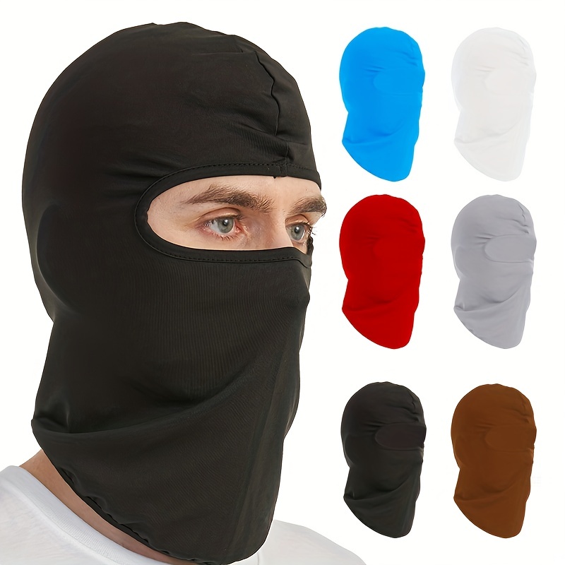 Pasamontañas para adultos, máscara de esquí negra para esquiar, snowboard,  máscara facial completa Unisex, cubierta para mujeres y hombres, sombrero  de invierno para exteriores, accesorios de punto -  España