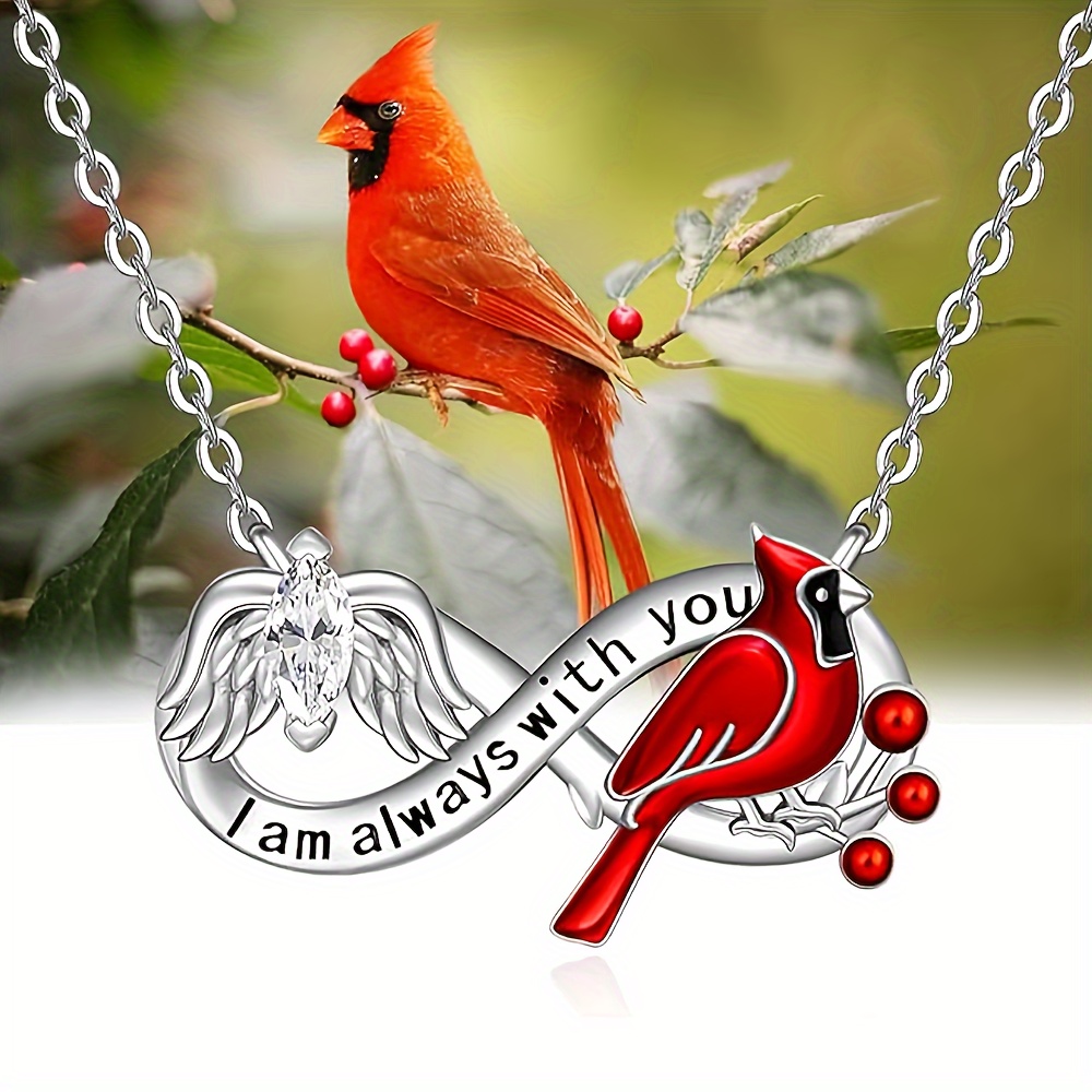 Red Cardinal Necklace — Sarah Vigars Art