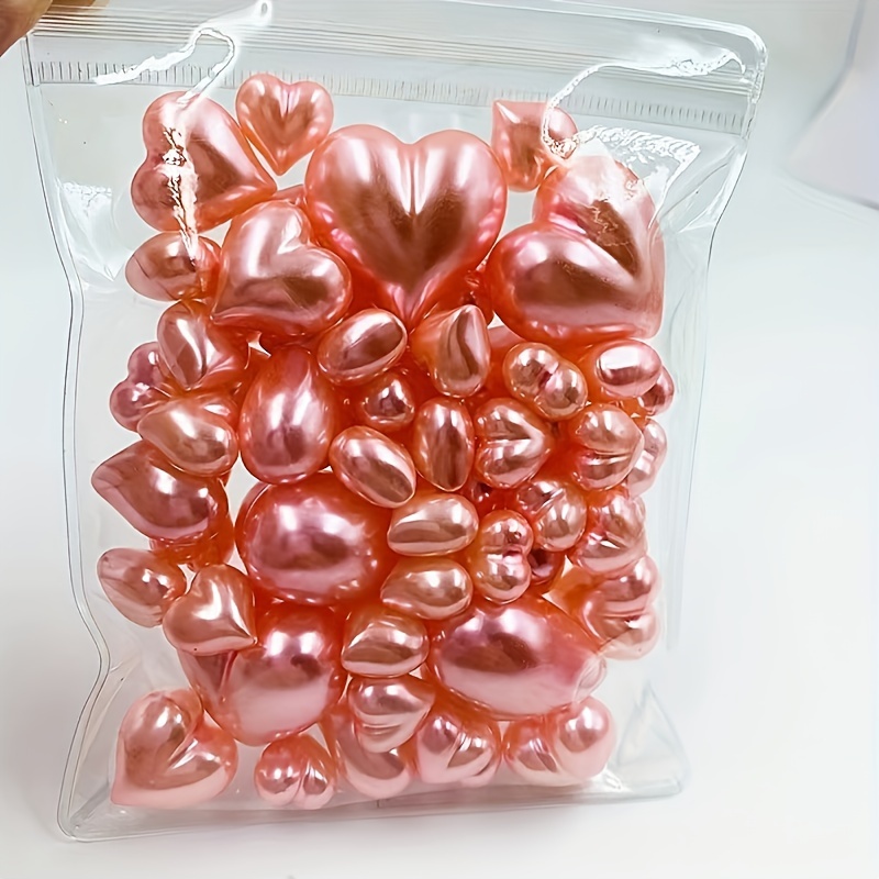 Valentines Day Vase Filler Crafts Red Pink Floating Pearls DIY Floating  Pearl Vase Filler Creative Desktop Home Decor Ornament
