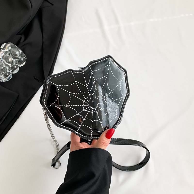 Mini Halloween Spider Web Retro Shoulder Bag - Love Irregular