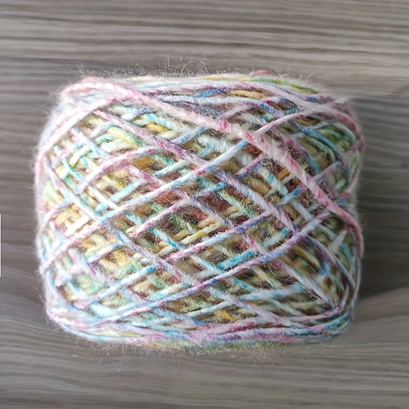 Rainbow Gradient Color Icelandic Yarn Medium Thick 30% Wool - Temu