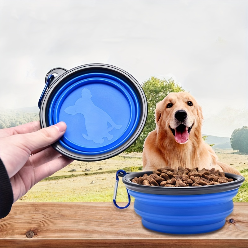 1pc Random Color Plastic Pet Food Bowl For Large & Medium Sized Dogs With  Anti-slip Bottom And Slow Feeding Design