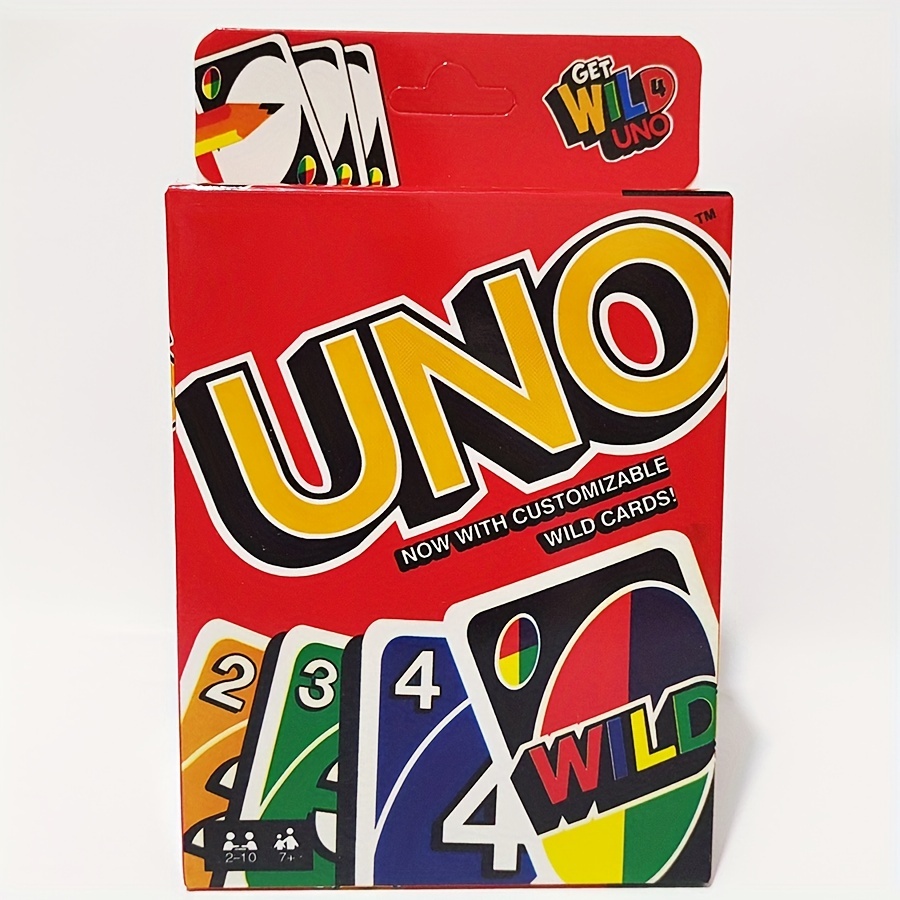 UNO-Caixa De Armazenamento De Cartas Para Crianças, Entretenimento Jogo De  Tabuleiro, Cartas Divertidas, Presente Da Família, Engraçado, 1Pc