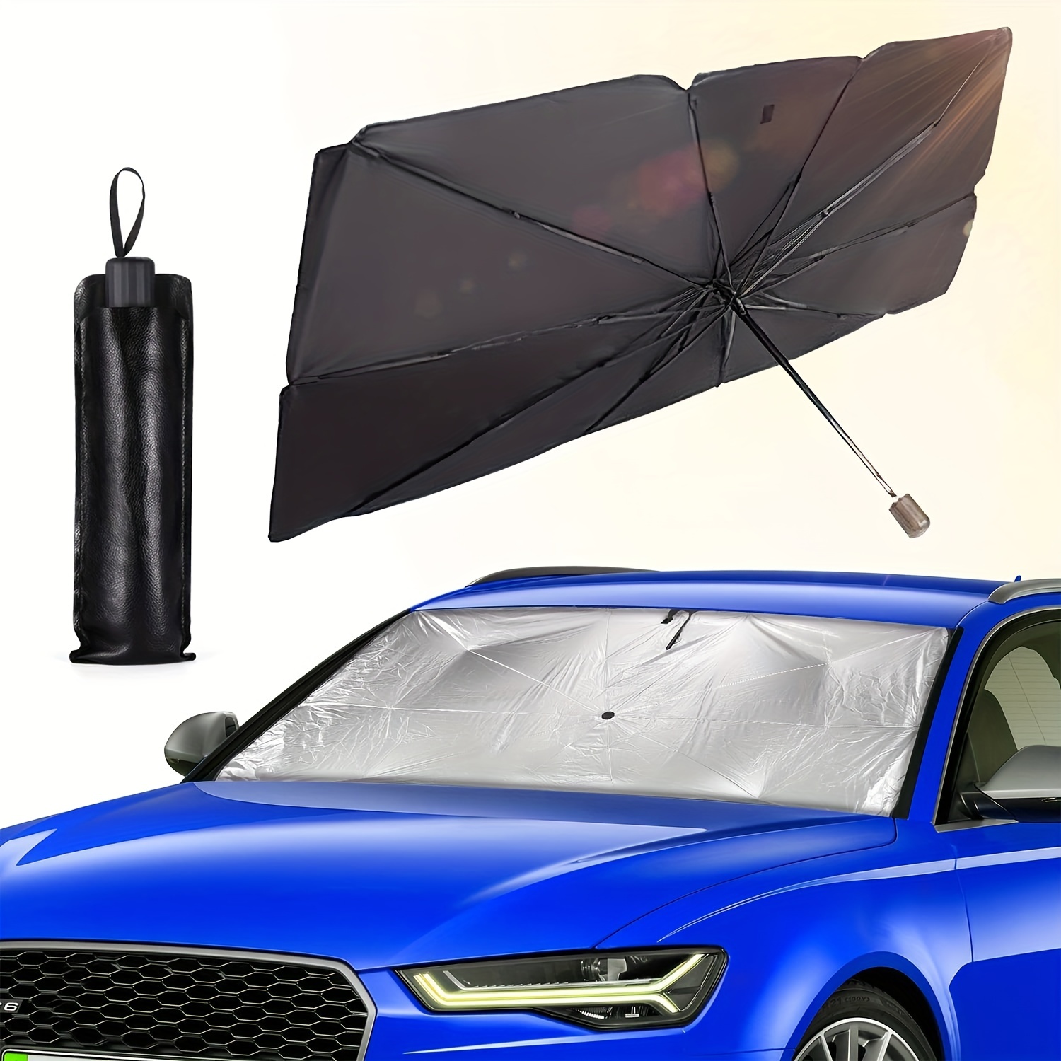 Faltbare Auto Windschutzscheibe Sonnenschirm Frontfenster Abdeckung Visier  Sonnenschutz Regenschirm
