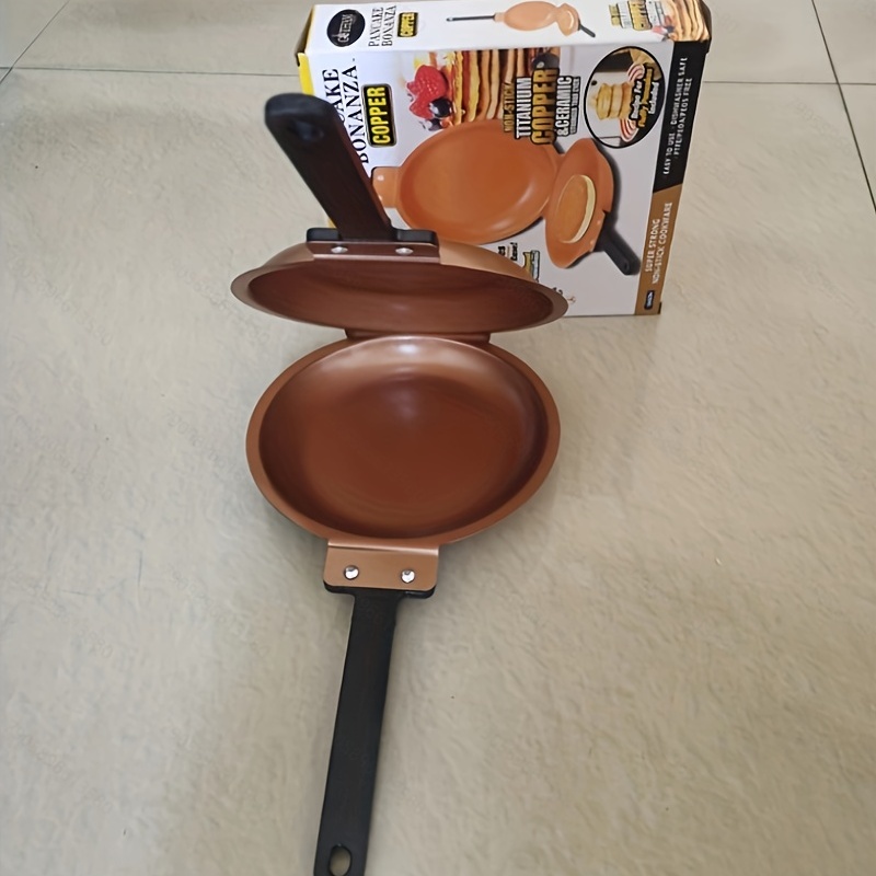 Steel Double Pan The Perfect Pancake Maker Nonstick Easy To - Temu