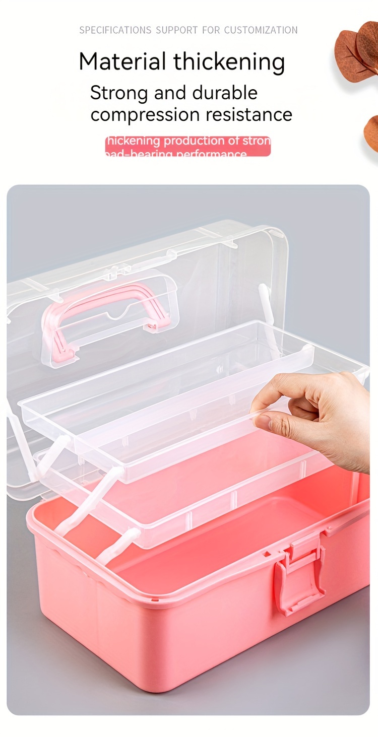 Extra Large 3 layer Foldable Portable Storage Box For - Temu