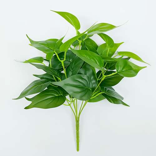 1pc artificial leaves stem artificial plants faux plants plastic greenery stems home decor