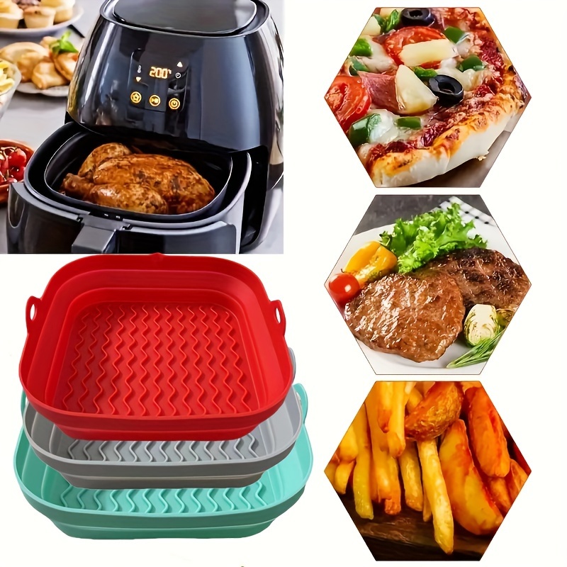 7 Pulgadas Redondas Europeas Estándar Air Fryer Bandeja - Temu