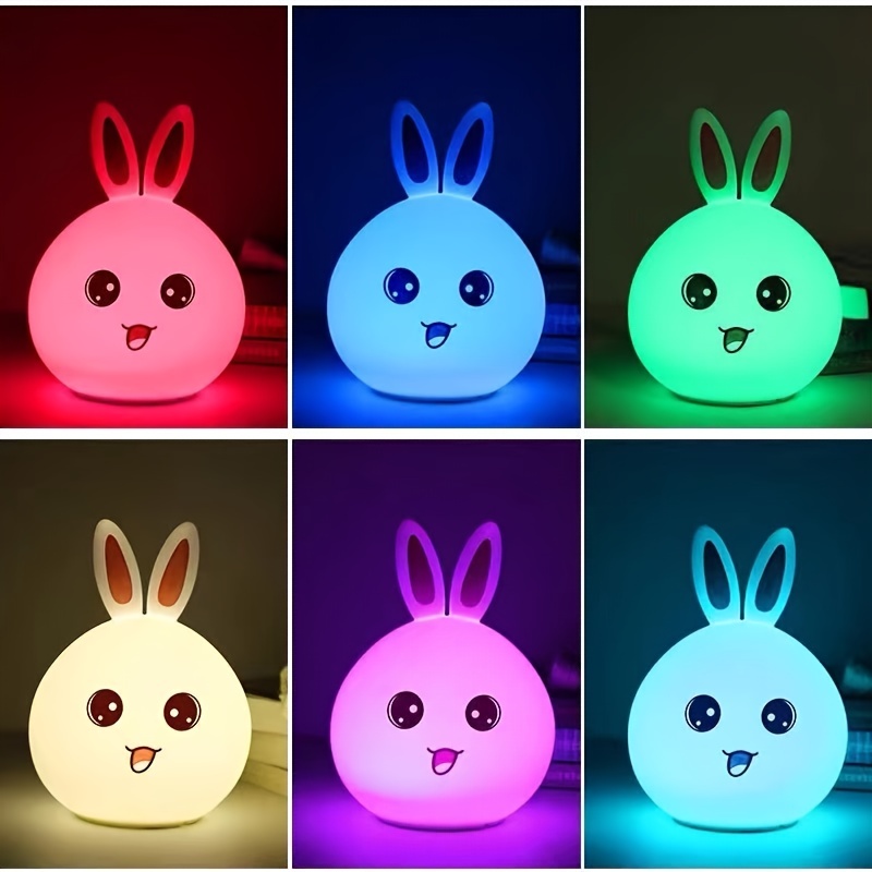 silicone rabbit night light