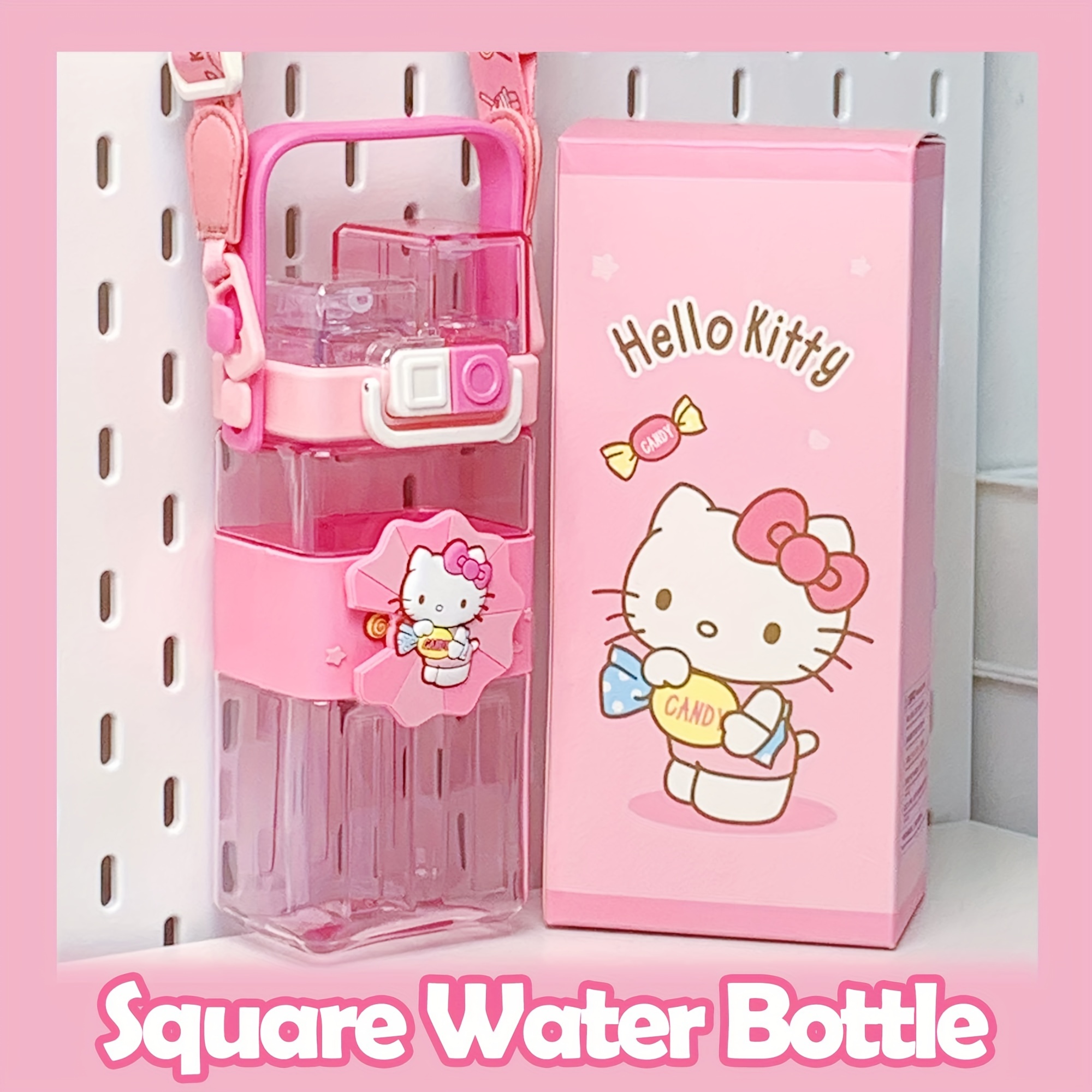 Hello Kitty Borraccia Termica Per Bambini Con Isolamento Sotto Vuoto In Acciaio  Inossidabile Da 500 Ml Con Beccuccio In Cannuccia Ribaltabile Tazza  Resistente Per Sport O Viaggi Regali Di Natale-Rosa - Temu