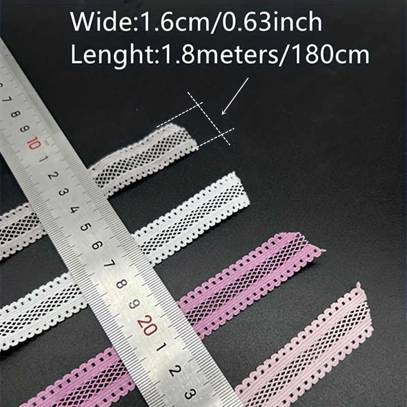 YEQIN Elastic Ribbon Elastic Band Multirole Fold Over Elastics Spandex  Ribbon Sewing Lace Fabric Band Garment Accessory Folding Tape (Gray)