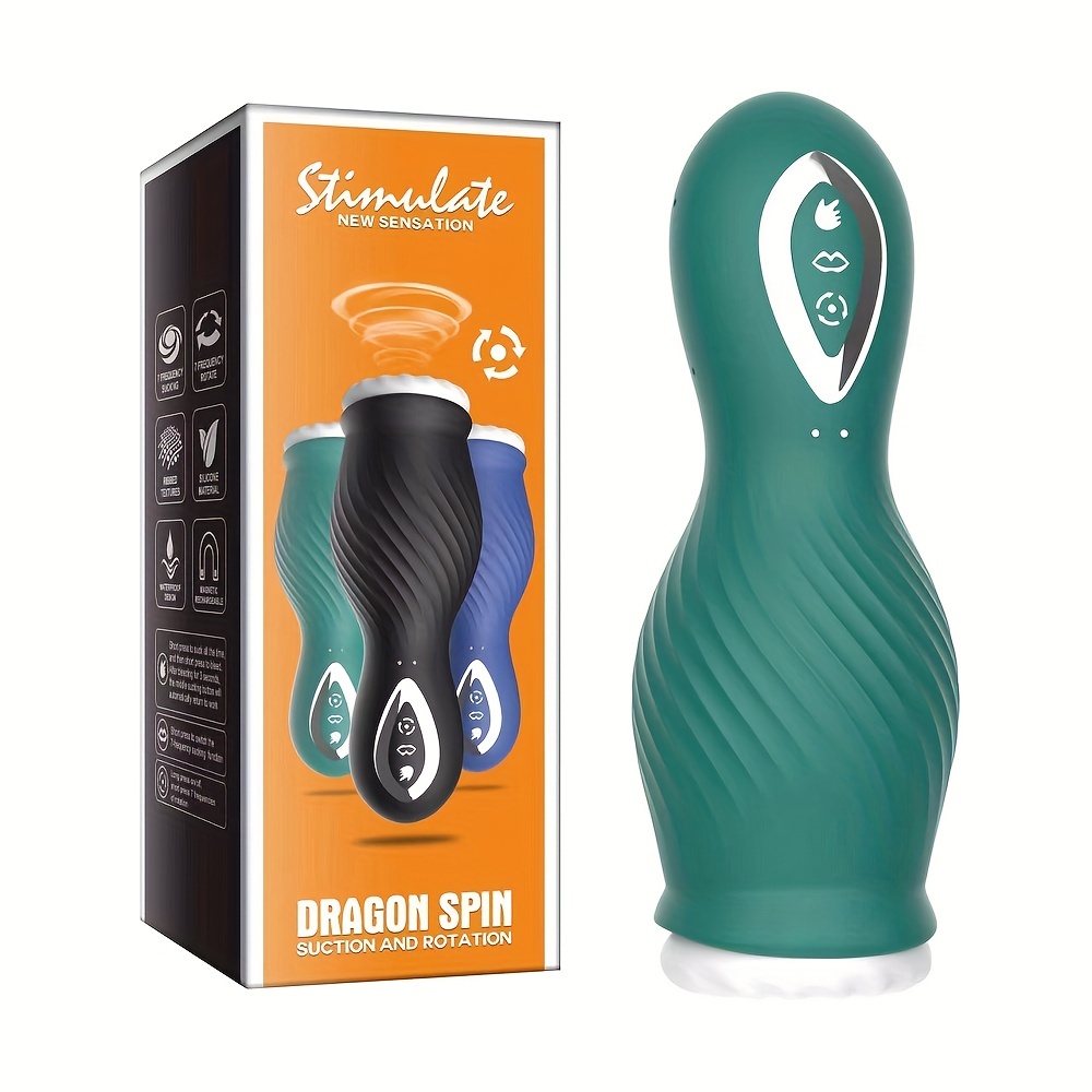 7 Sucking and Rotating Modes Electric Male Masturbator Cup - The Ultimate Male Masturbator Toys For Penis Stimulation and Adult Oral Pussy Sex Toys For Men  pic