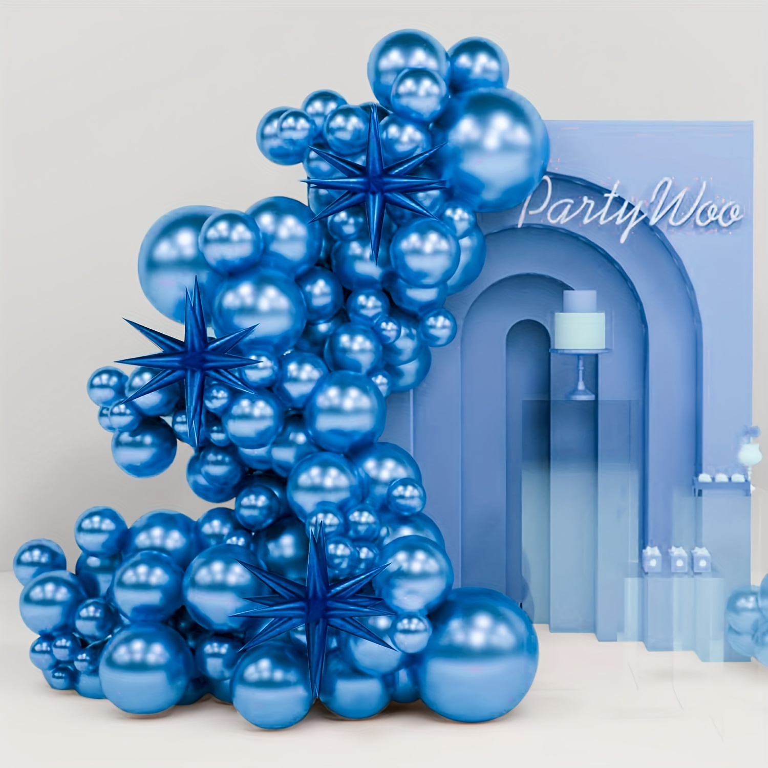 Set Palloncini Frozen, 36 Pezzi Palloncini Blu Viola Da 12 Pollici,  Palloncini In Lattice Blu Viola Argento Metallizzato Con Palloncini  Coriandoli Fiocco Di Neve Per Ragazze Decorazione Festa Di Compleanno A Tema