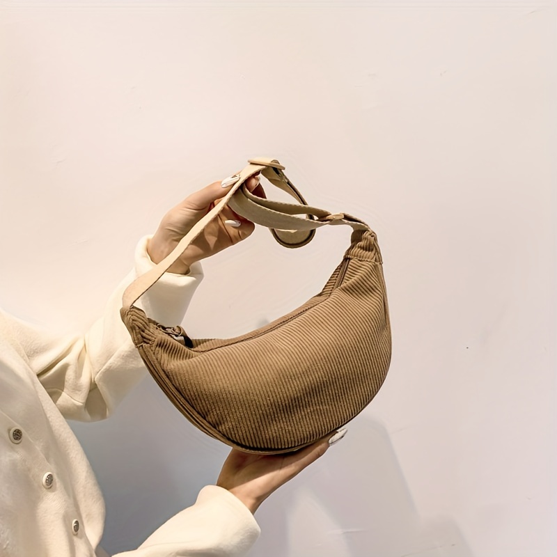 Women's Trendy Crescent Crossbody Bag