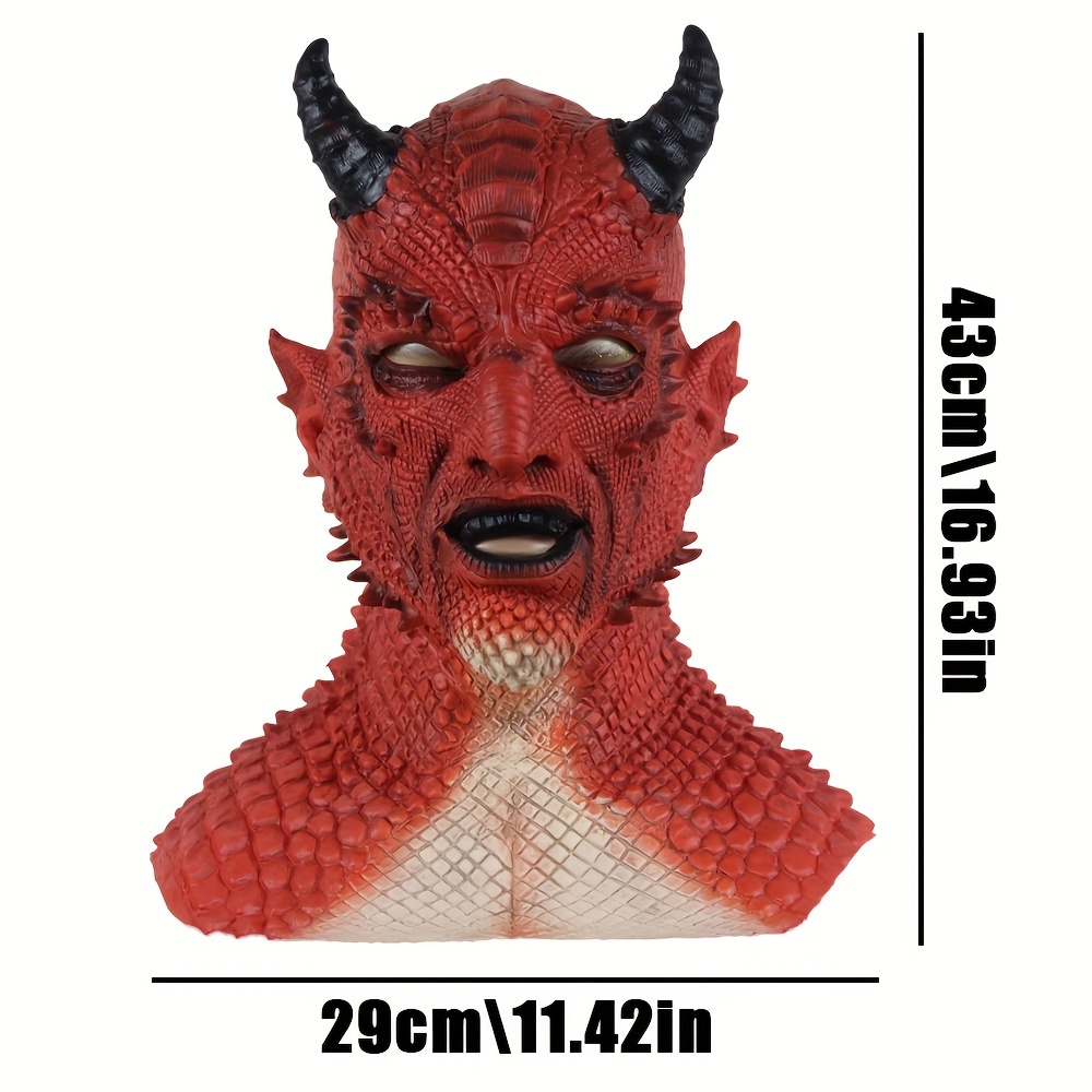 Máscara Látex Diablo Rojo 1 Uni