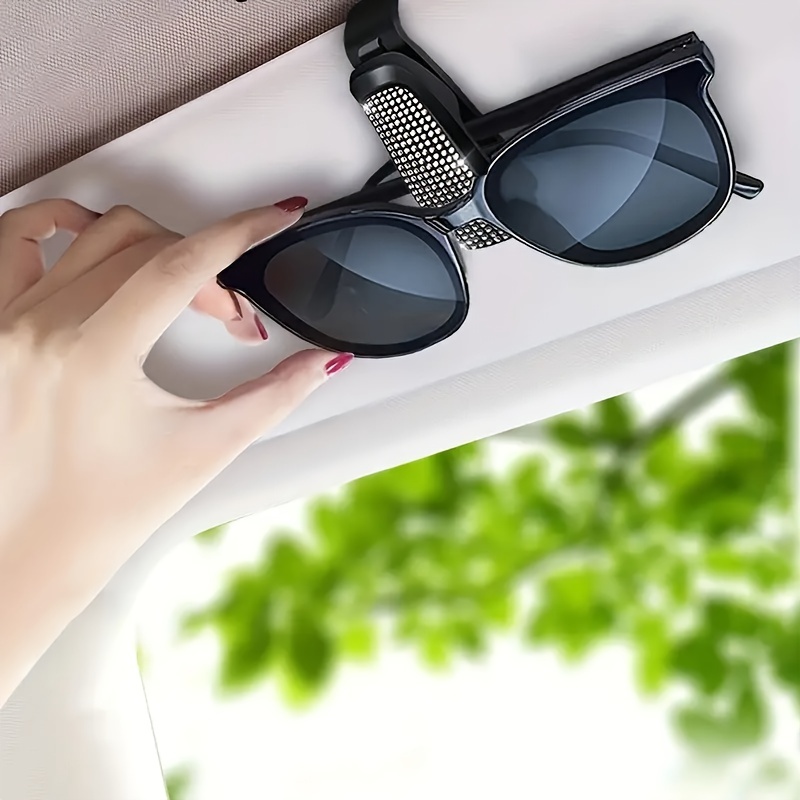 Brillenhalter für Auto Sonnenblende, Sonnenbrillen Brillen mit