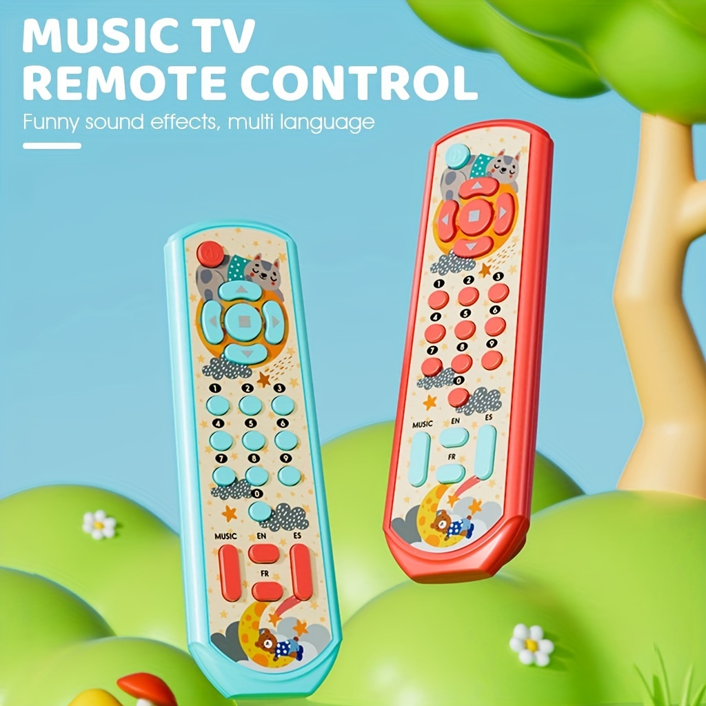 Gift Early Educational Tv Remote Control Baby Toy 6 Months - Temu