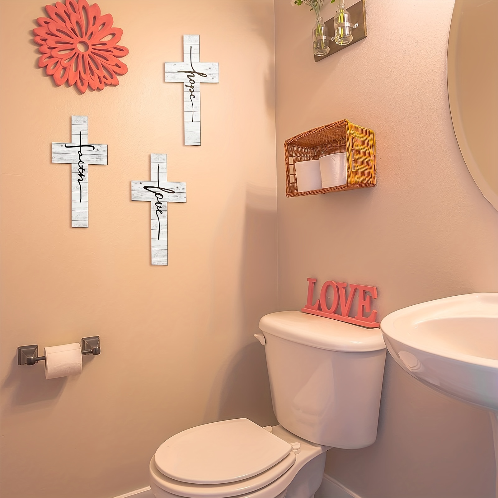 Old West Cross Wall Mount Toilet Paper