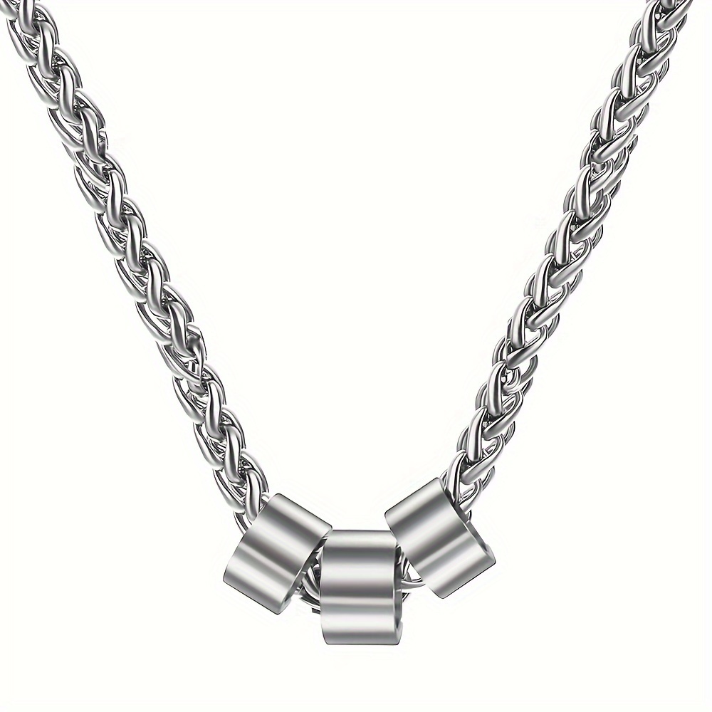 TEMU Collana con ciondolo a perla e in acciaio inossidabile personalizzata per donne. Catena a in acciaio inossidabile. Collana con personalizzato.