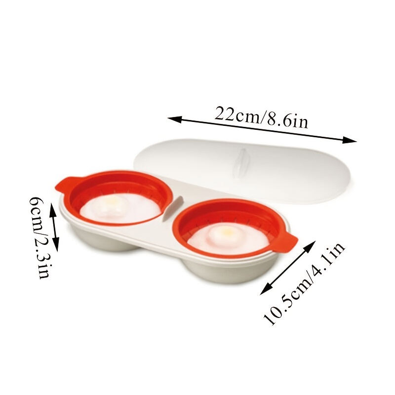 Uds taza para hervir huevos, taza de molde para caldera de huevos, caldera  de silicona para huevos, estufa de caldera para freír al aire para hervir  huevos