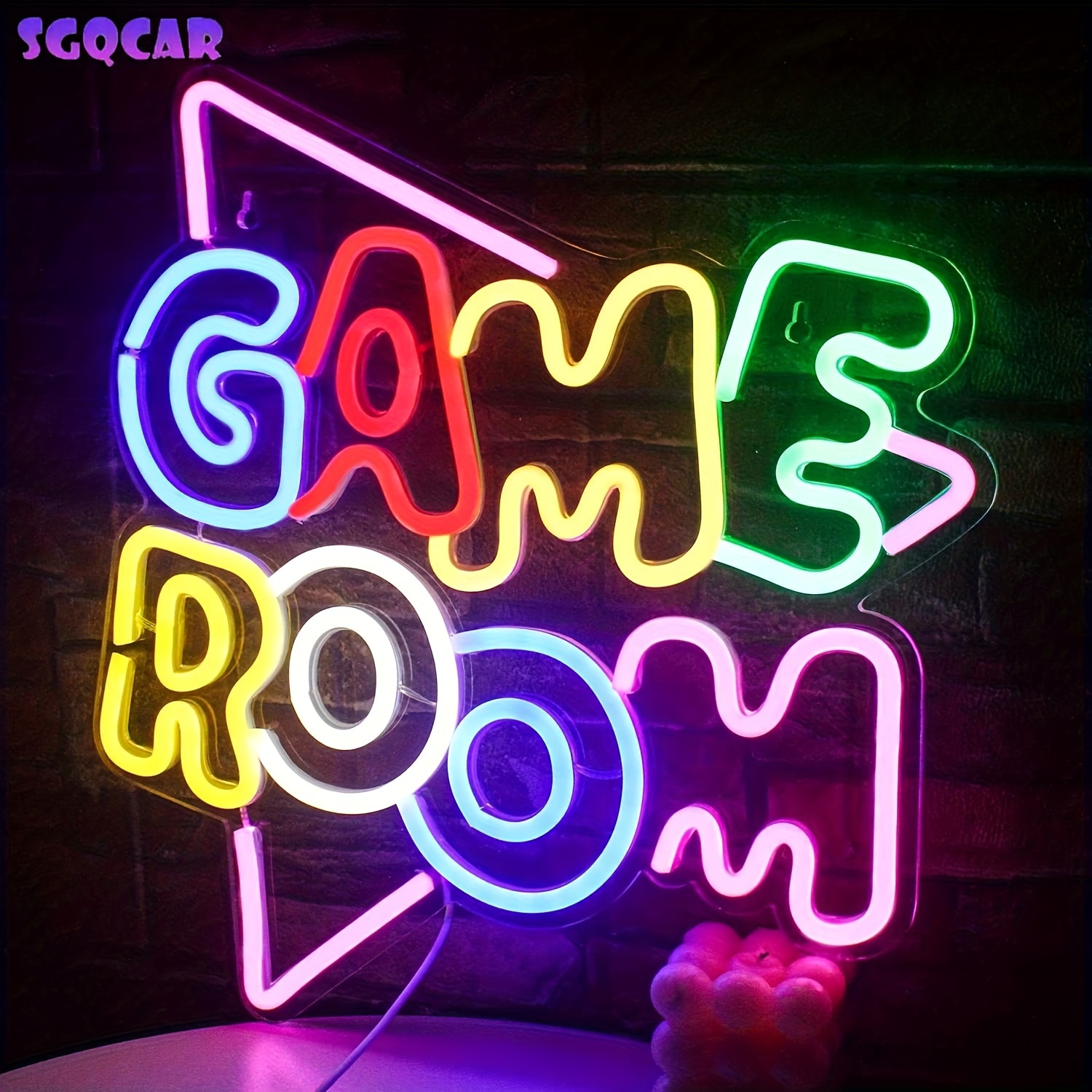 Larger Game Controller Neon Sign, Acrylic Board Neon Sign for Gamer Room  Decor, Game Zone LED Signs for Teen Boy Room Wall Decor, Best Gamer Gifts  for