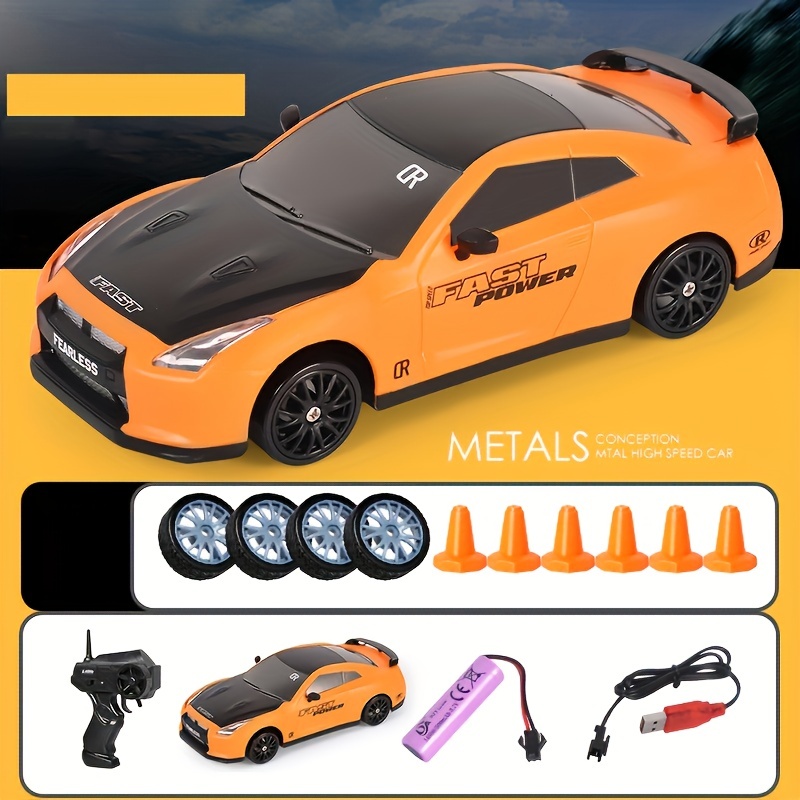 Remote Control Car: 1:24 Scale High speed Drift Car With Led - Temu