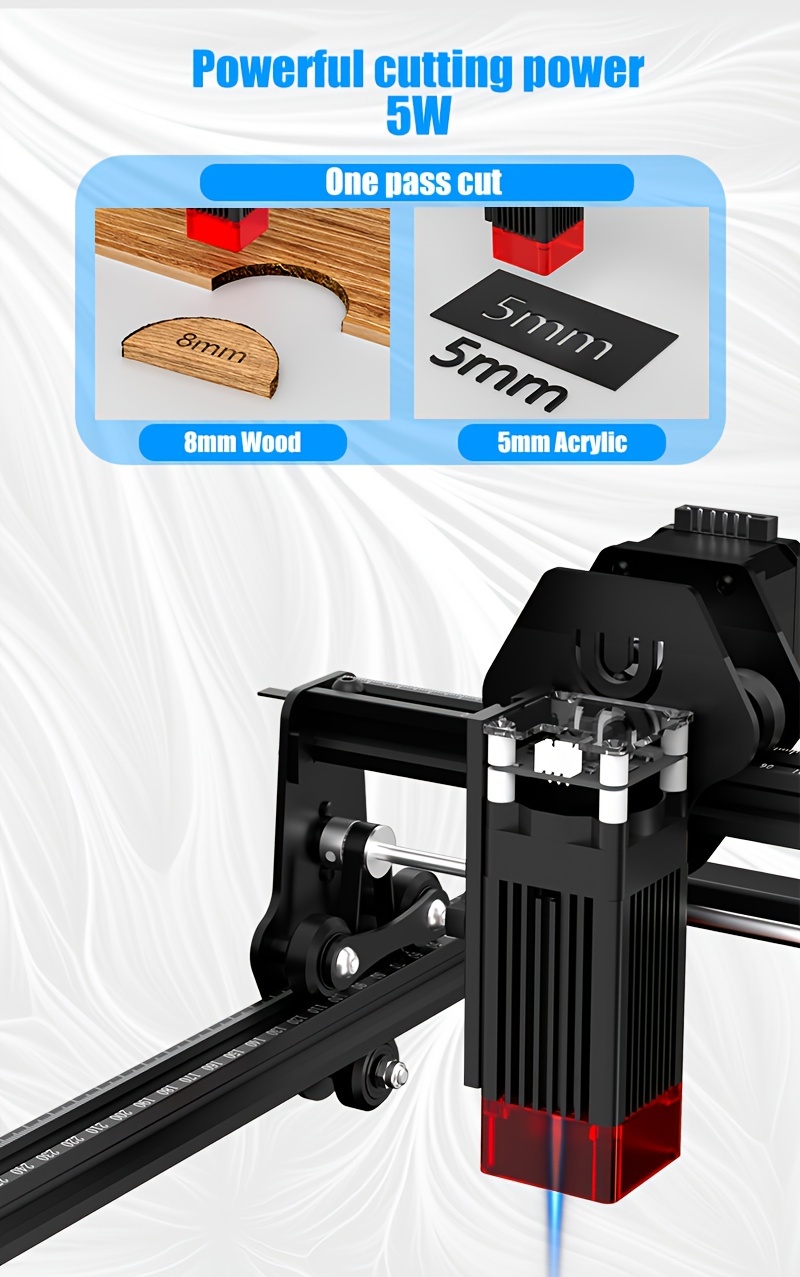 Laser Engraver High Accuracy Laser Power Engraving Cutting - Temu
