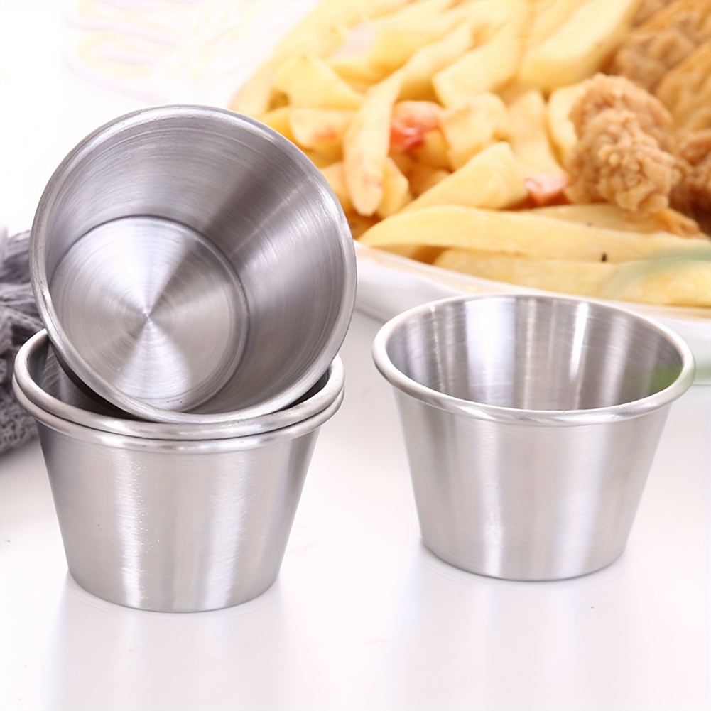 Stainless steel discount ramekins with lids