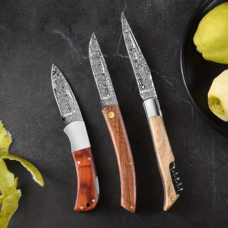 Foldable Outdoor Kitchen Knife Stainless Steel Wayfinder - Temu Germany