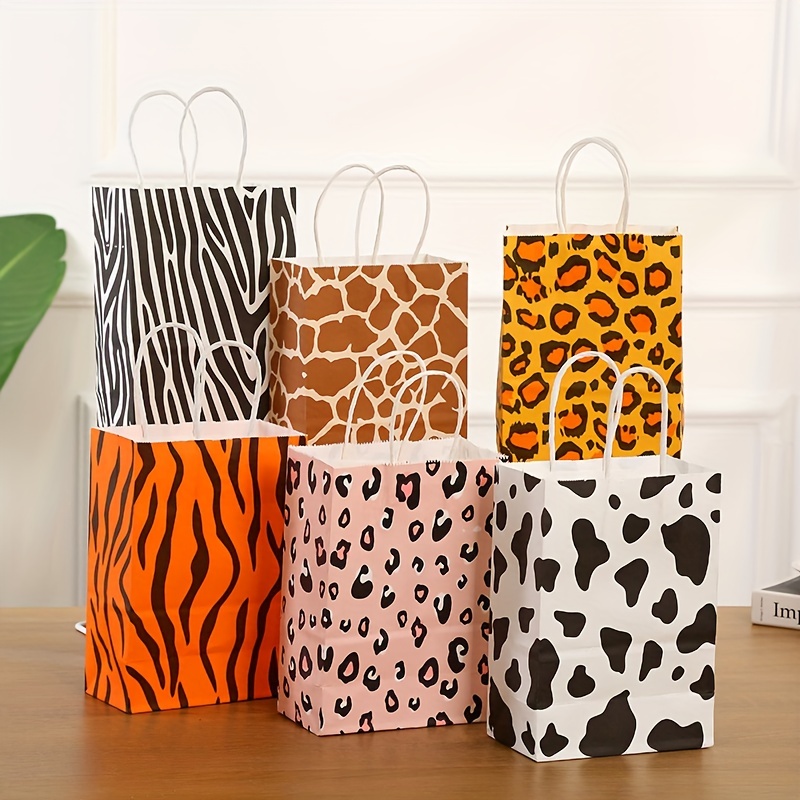 Paper Orange Gift Bags for sale