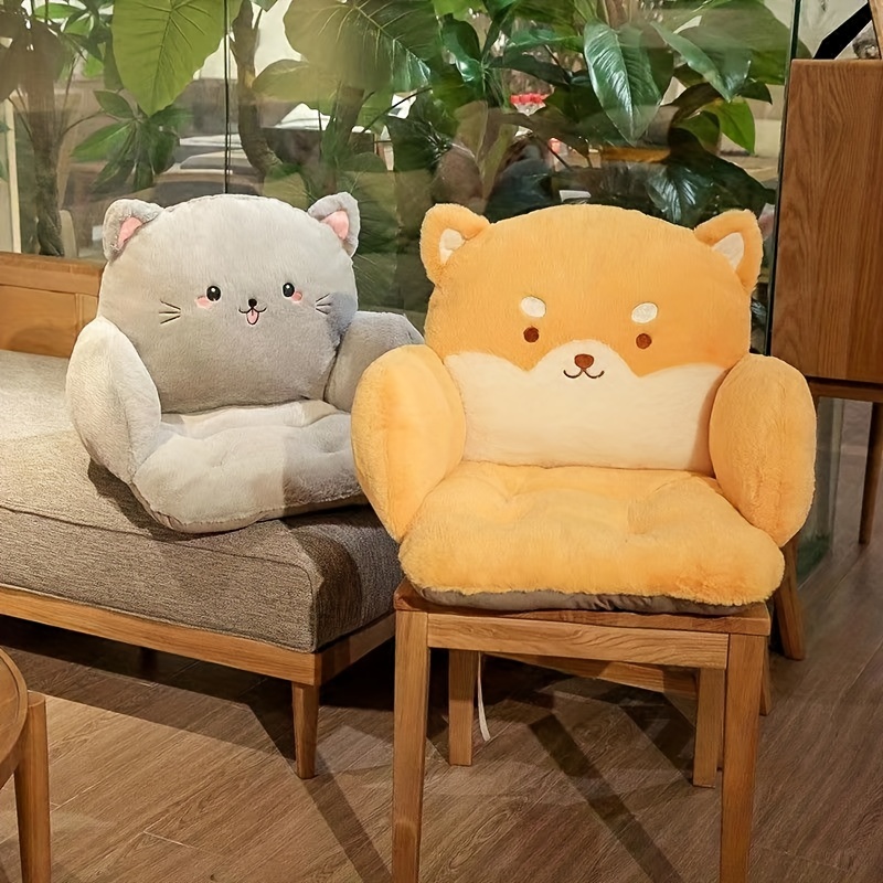 Office Home Indoor Outdoor Car Student Pregnant Women Plush Animal  Multipurpose Seat Cushion Backrest Office  School Supplies Temu Japan