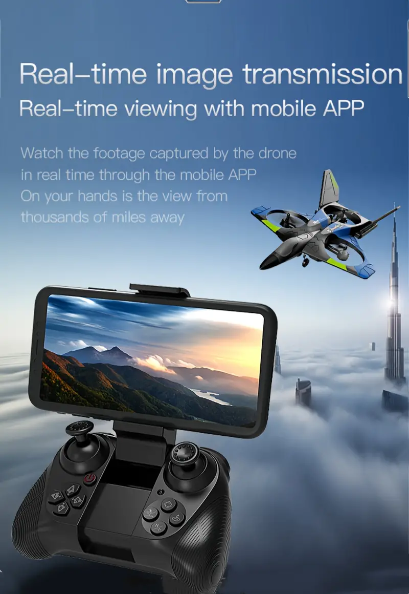 v27 gesture sensing aerial hd remote control aircraft single battery one click ascending headless mode gesture photography 360 rolling christmas gift details 7