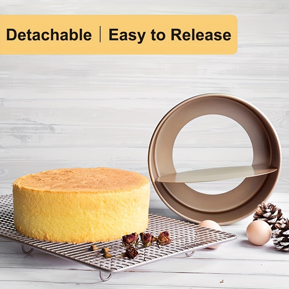 2PCS 9inch Springform Pan Carbon Steel Non-Stick Leakproof Round Cheesecake
