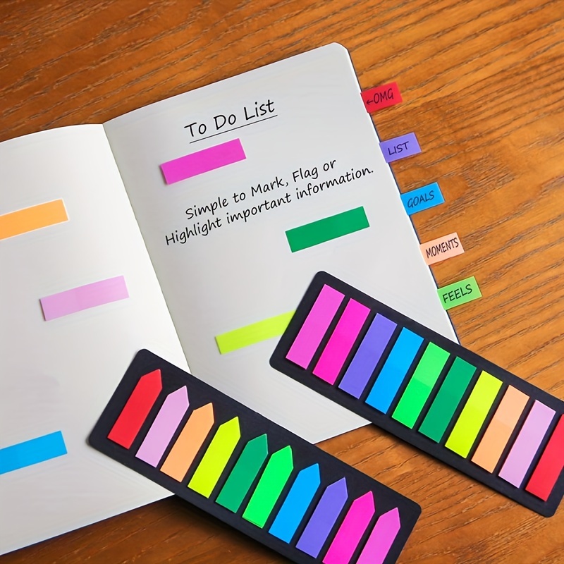 Official Key Items 3 Color Sticky Tabs