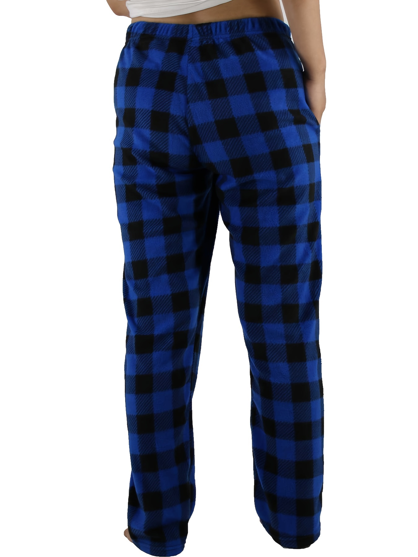  Royal Blue Women's Pajama Pants Casual Sleepwear