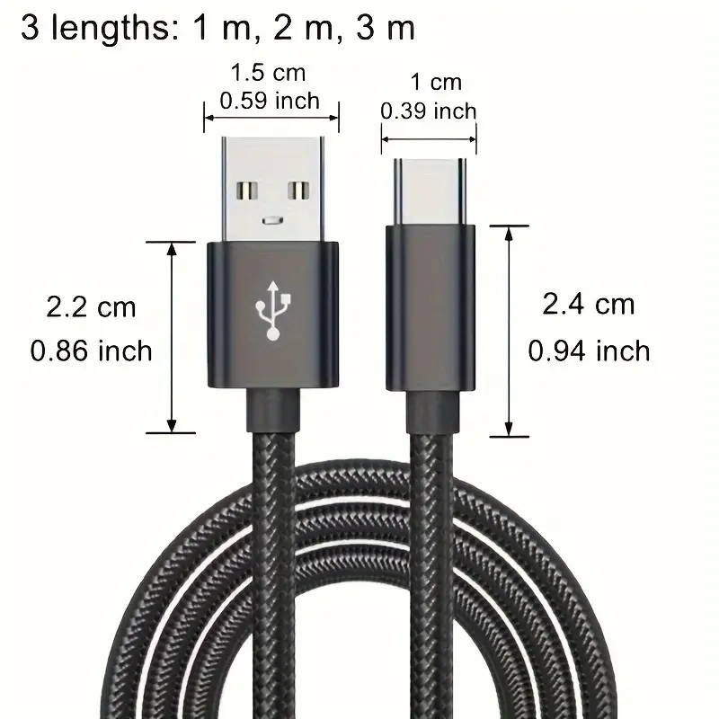 Câble USB Type C Câble De Données De Charge Rapide Pour - Temu Canada