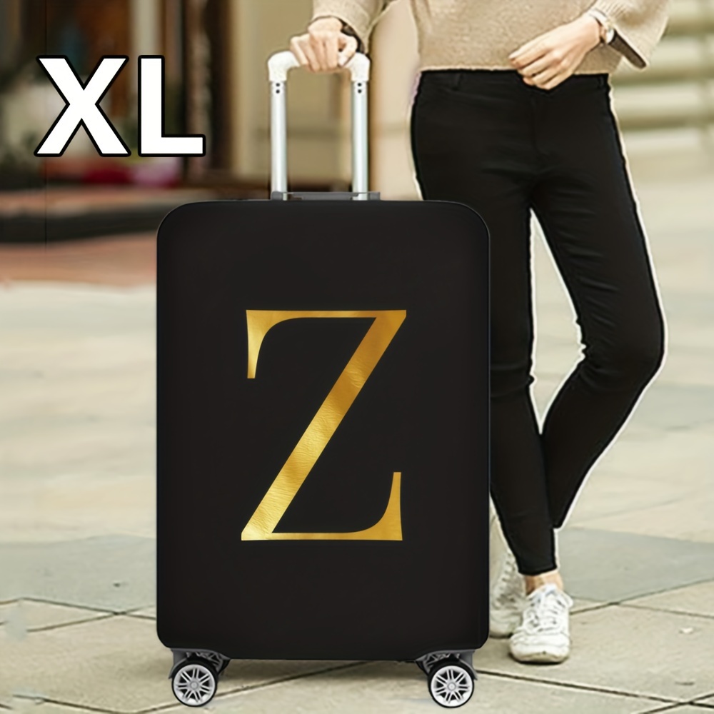 Travel Luggage Protective Cover For 18-21 Inches Suitcase Protect Cover  Letter Print Trolley Elastic Dust-proof Accessory Cover