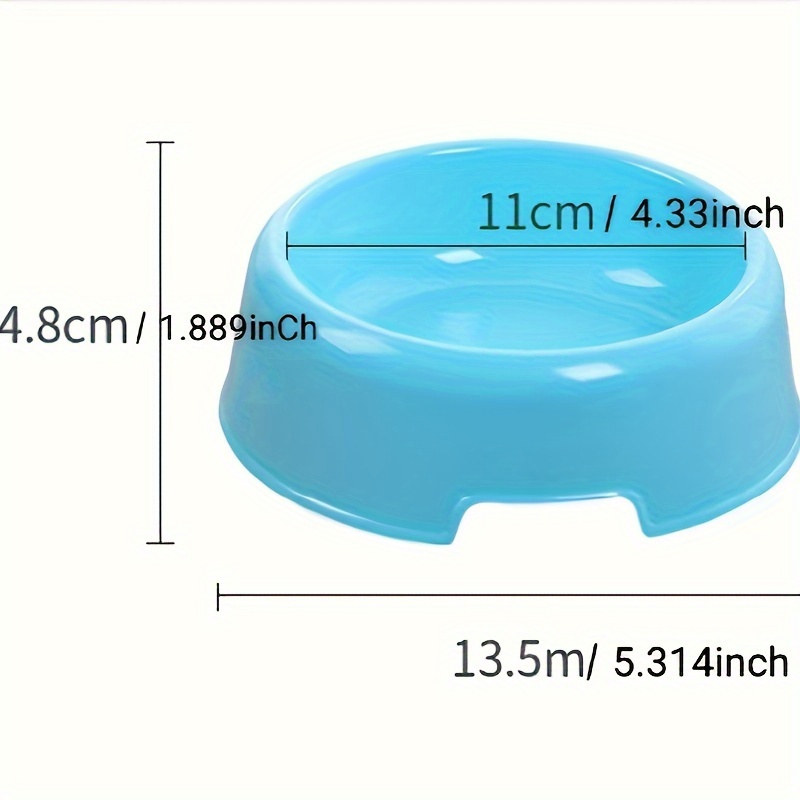 Random Color Dog Bowls, Plastic Dog Food Bowl Water Bowl, Dog Feeding Basin  Smooth Surface Pet Supplies - Temu