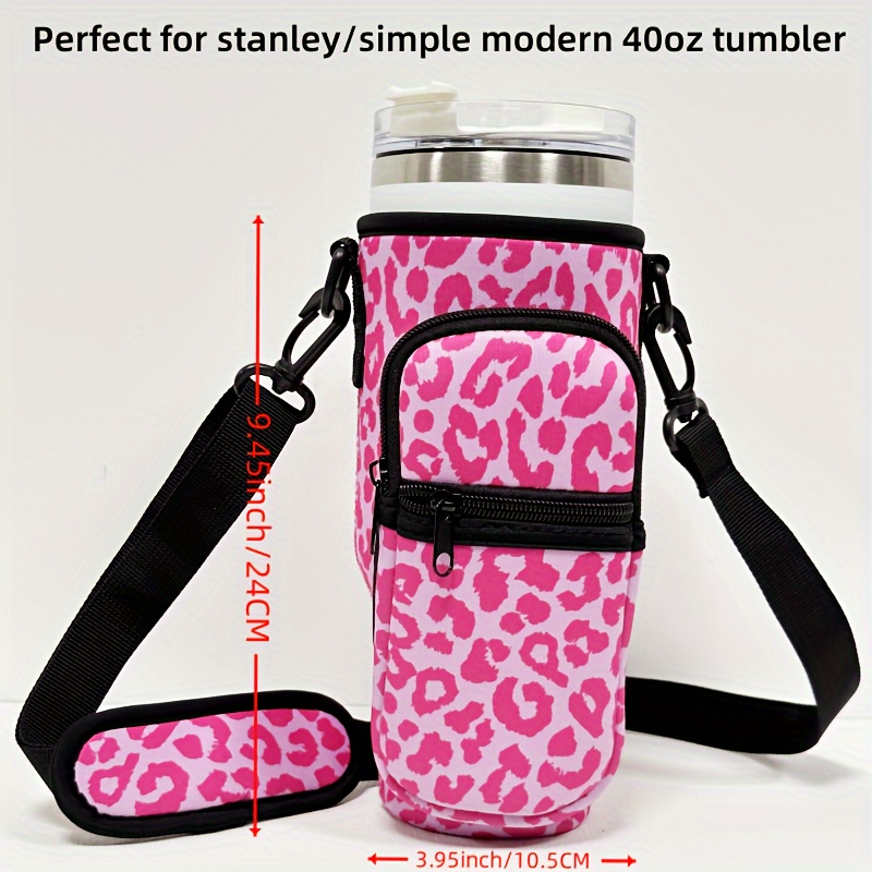 Printed Stanley Sleeve Covers  Water Bottle Carrier With Phone