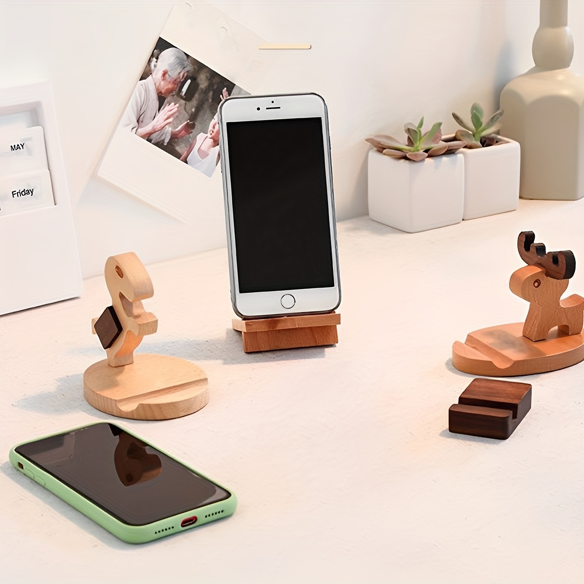 Cell Phone Stand,wood Phone Stand,wood Desk Accessories,tech Gifts