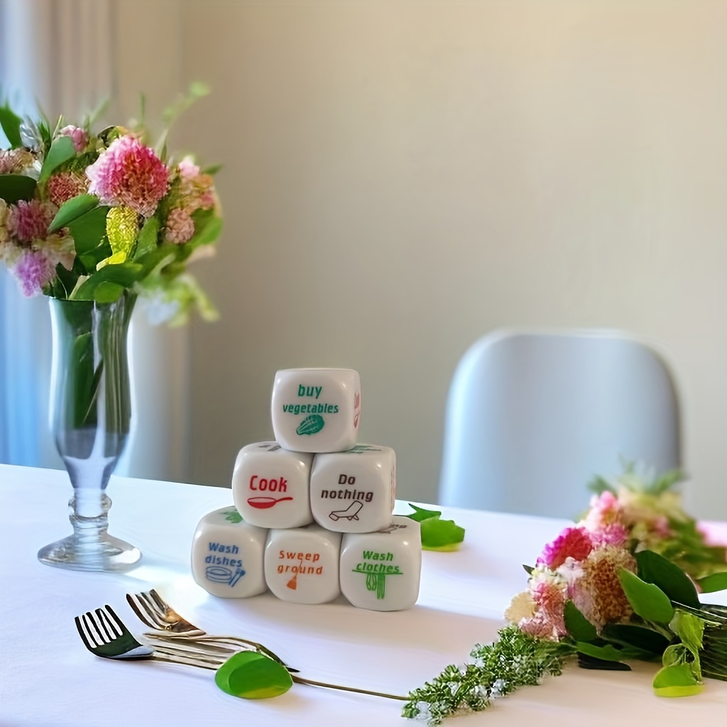 Housework Dice: Creative Small Gifts For Couples - Temu