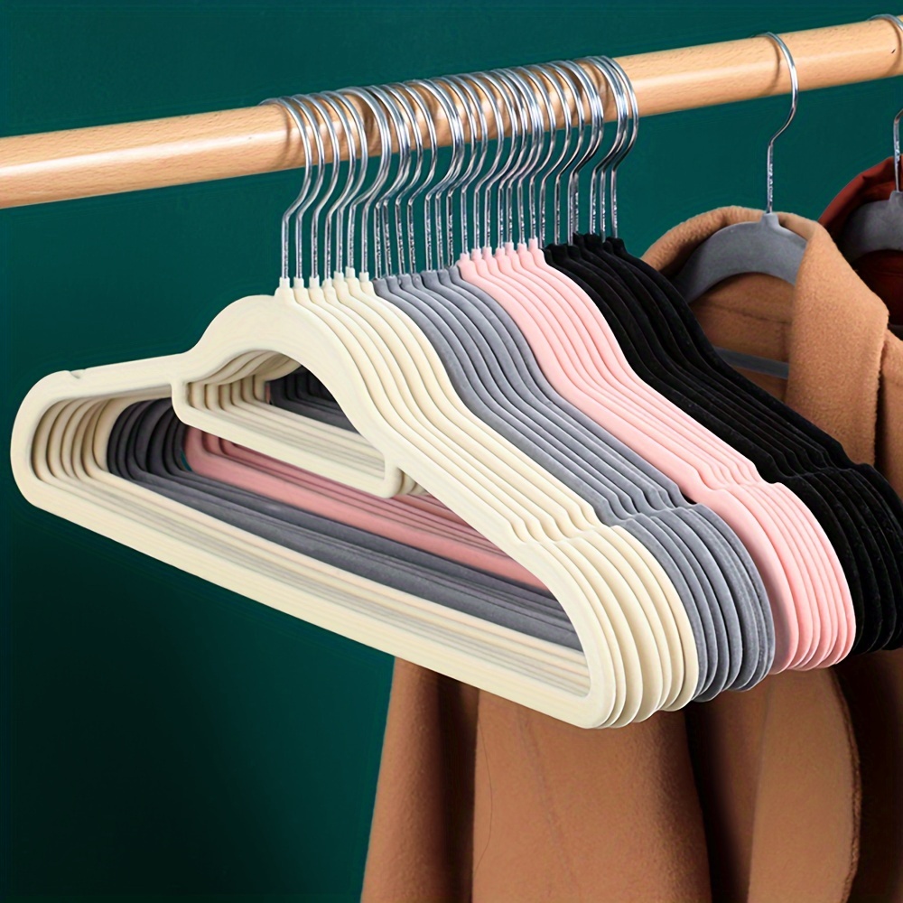 Hangers Slim Stackable Non-slip Suit Hanger Space Saving Clothes
